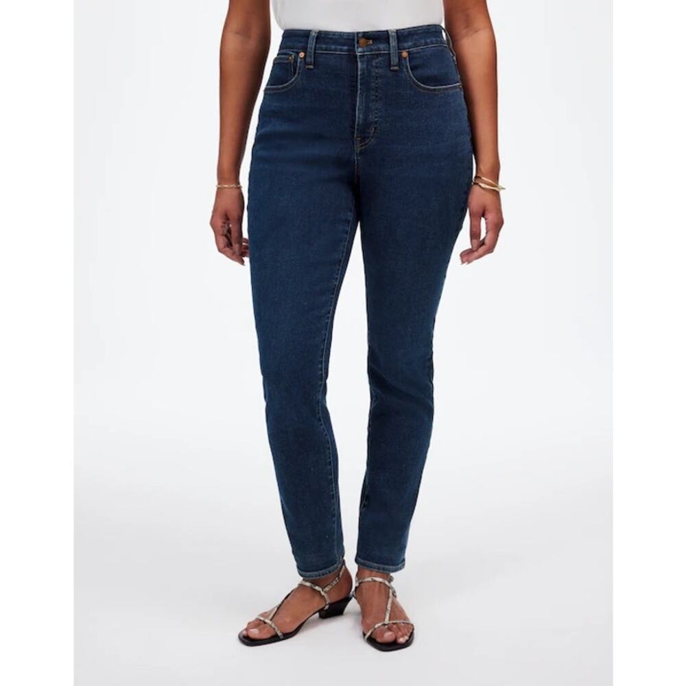 Madewell The Curvy Perfect Vintage Jean Dark Wash High Rise Size 30